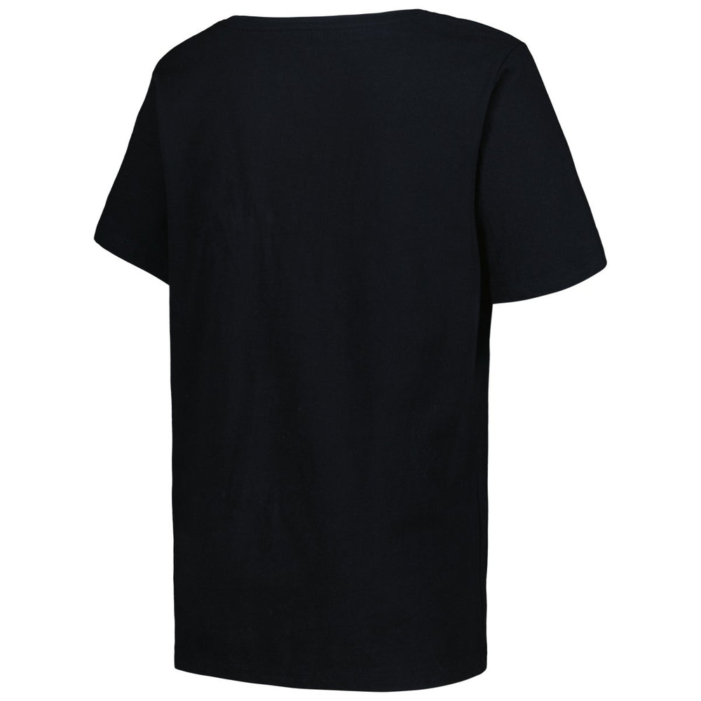 New Orleans Pelicans Profile Women's Plus Size Arch Over Logo V-Neck T-Shirt On Sale