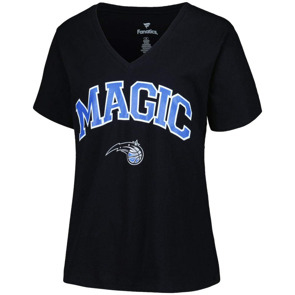 Orlando Magic Profile Women's Plus Size Arch Over Logo V-Neck T-Shirt Online