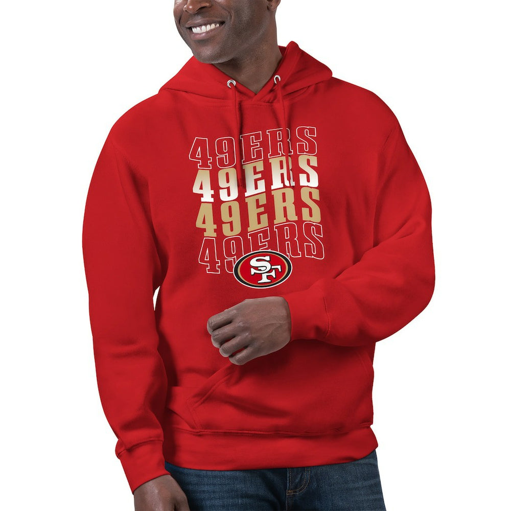 San Francisco 49ers  Starter Unisex Name Drop Logo Pullover Hoodie