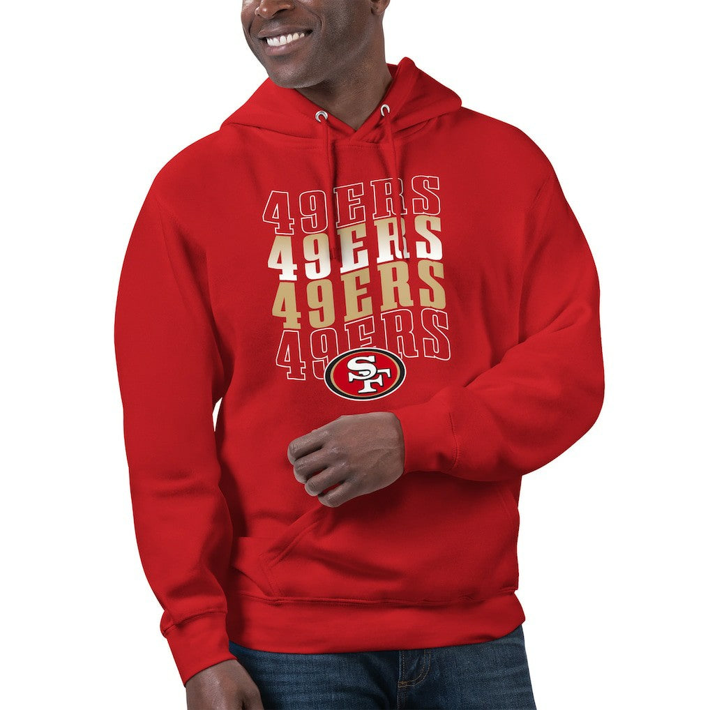 San Francisco 49ers  Starter Unisex Name Drop Logo Pullover Hoodie