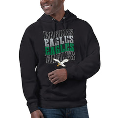 Philadelphia Eagles  Starter Unisex Throwback Name Drop Pullover Hoodie