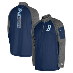Boston Red Sox New Era Father's Day Raglan Quarter-Zip Top | MLB Sale