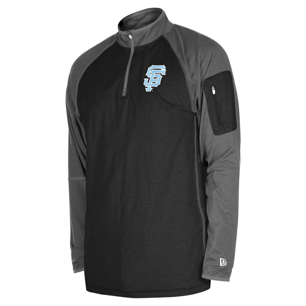 San Francisco Giants New Era Father's Day Raglan Quarter-Zip Top | MLB US
