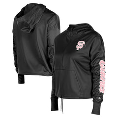 San Francisco Giants New Era Women's Half-Zip Hoodie | MLB New