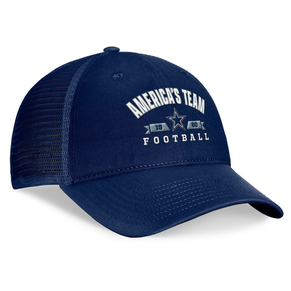 Dallas Cowboys Fanatics Fundamentals Timeout Trucker Adjustable Hat