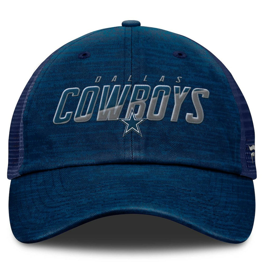 Dallas Cowboys Fanatics Fundamentals Challenge Trucker Adjustable Hat