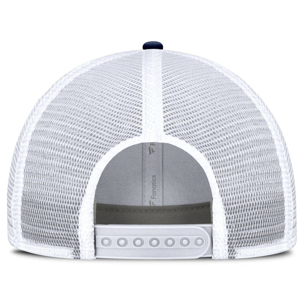 Dallas Cowboys Fanatics Fundamentals Flawless Stripe Trucker Adjustable Hat
