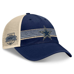 Dallas Cowboys Fanatics Fundamentals Stripes Trucker Adjustable Hat