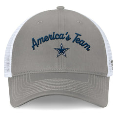 Dallas Cowboys Fanatics Women's Fundamentals Slogan Trucker Adjustable Hat