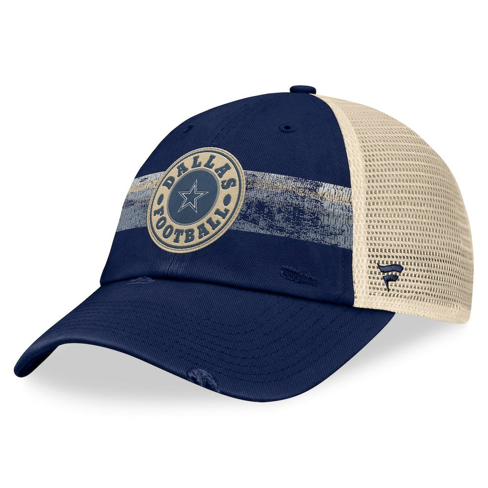 Dallas Cowboys Fanatics Heritage Facemask Trucker Adjustable Hat