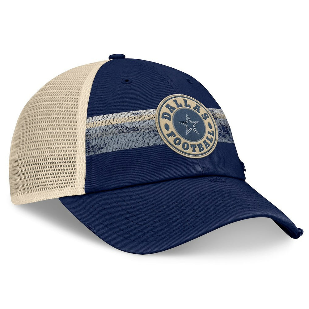 Dallas Cowboys Fanatics Heritage Facemask Trucker Adjustable Hat