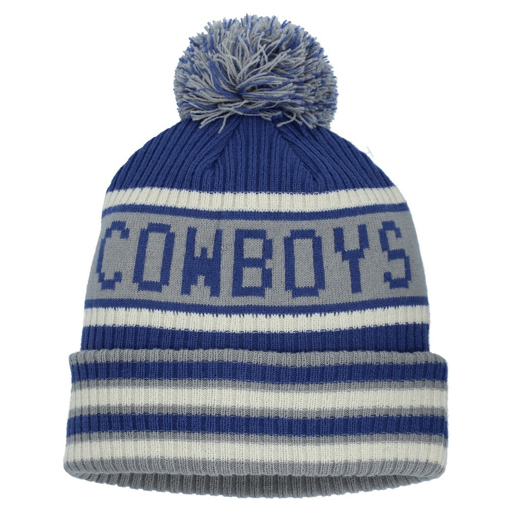 Dallas Cowboys Fanatics Heritage Blindside Cuffed Knit Hat with Pom