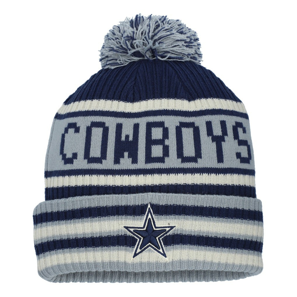 Dallas Cowboys Fanatics Heritage Blindside Cuffed Knit Hat with Pom
