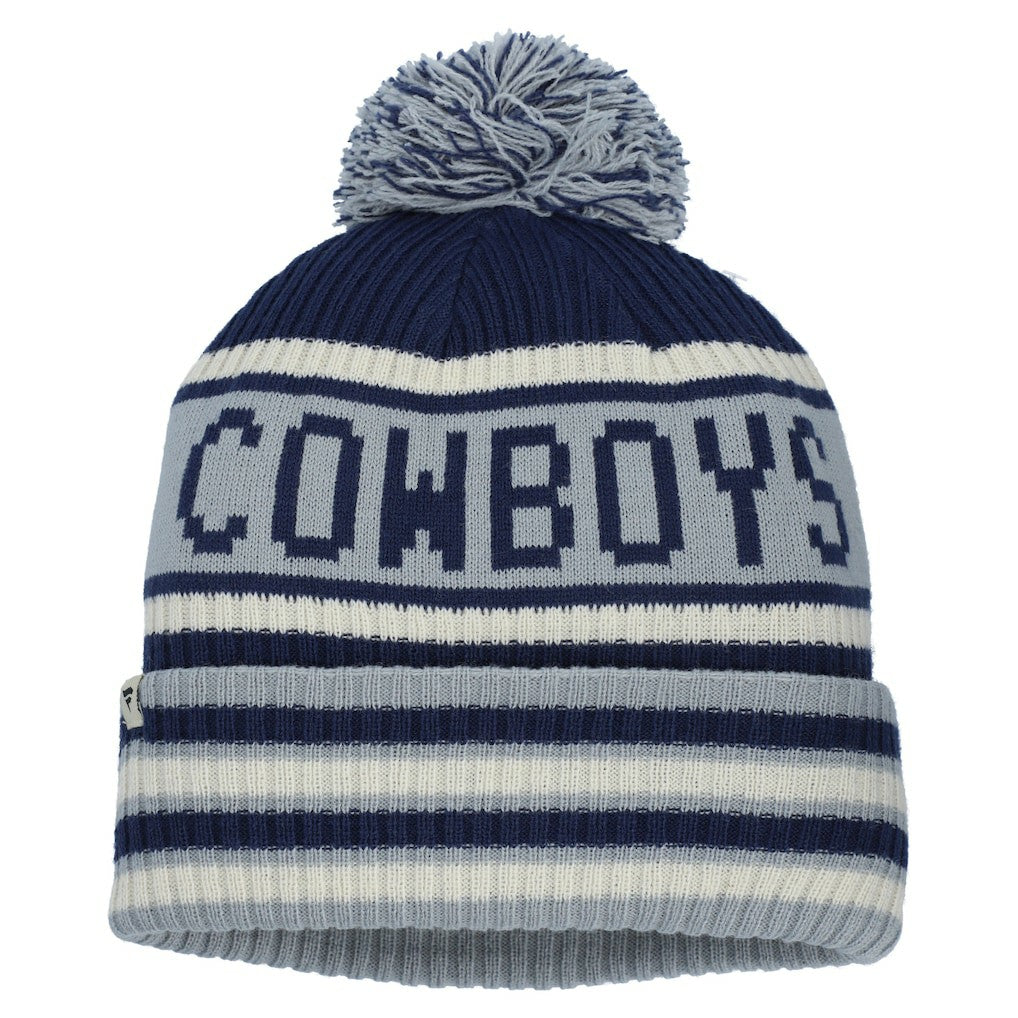 Dallas Cowboys Fanatics Heritage Blindside Cuffed Knit Hat with Pom