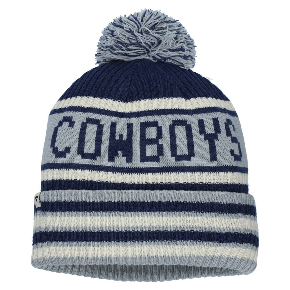Dallas Cowboys Fanatics Heritage Blindside Cuffed Knit Hat with Pom