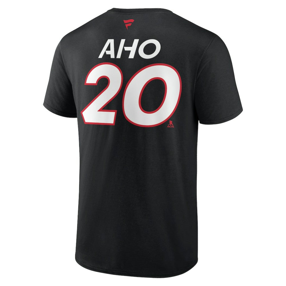 Sebastian Aho Carolina Hurricanes Fanatics  Authentic Pro Prime Name & Number T-Shirt Online