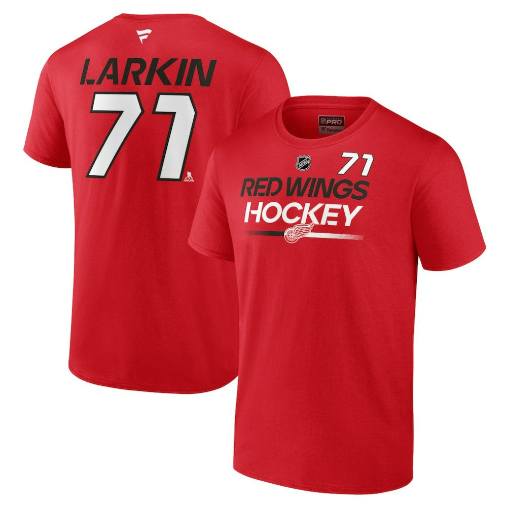 Dylan Larkin Detroit Red Wings Fanatics  Authentic Pro Prime Name & Number T-Shirt Outlet