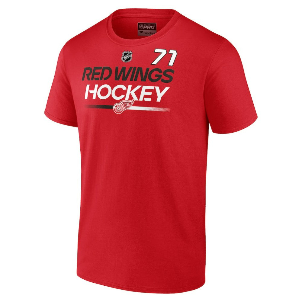 Dylan Larkin Detroit Red Wings Fanatics  Authentic Pro Prime Name & Number T-Shirt Outlet