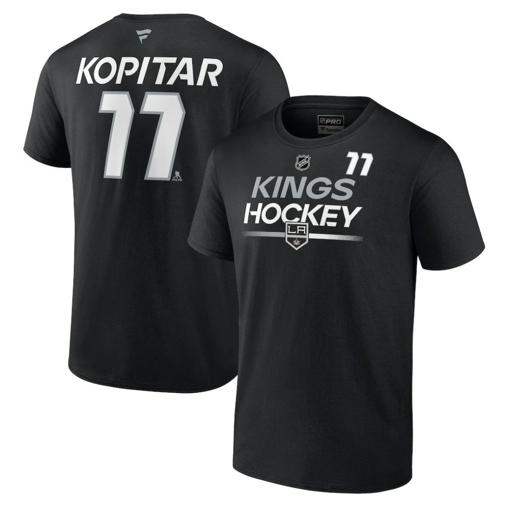 Anze Kopitar Los Angeles Kings Fanatics  Authentic Pro Prime Name & Number T-Shirt On Sale