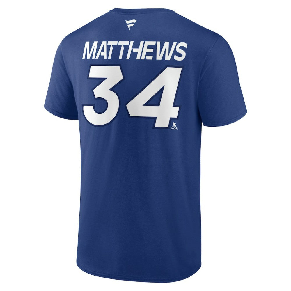 Auston Matthews Toronto Maple Leafs Fanatics  Authentic Pro Prime Name & Number T-Shirt Sale