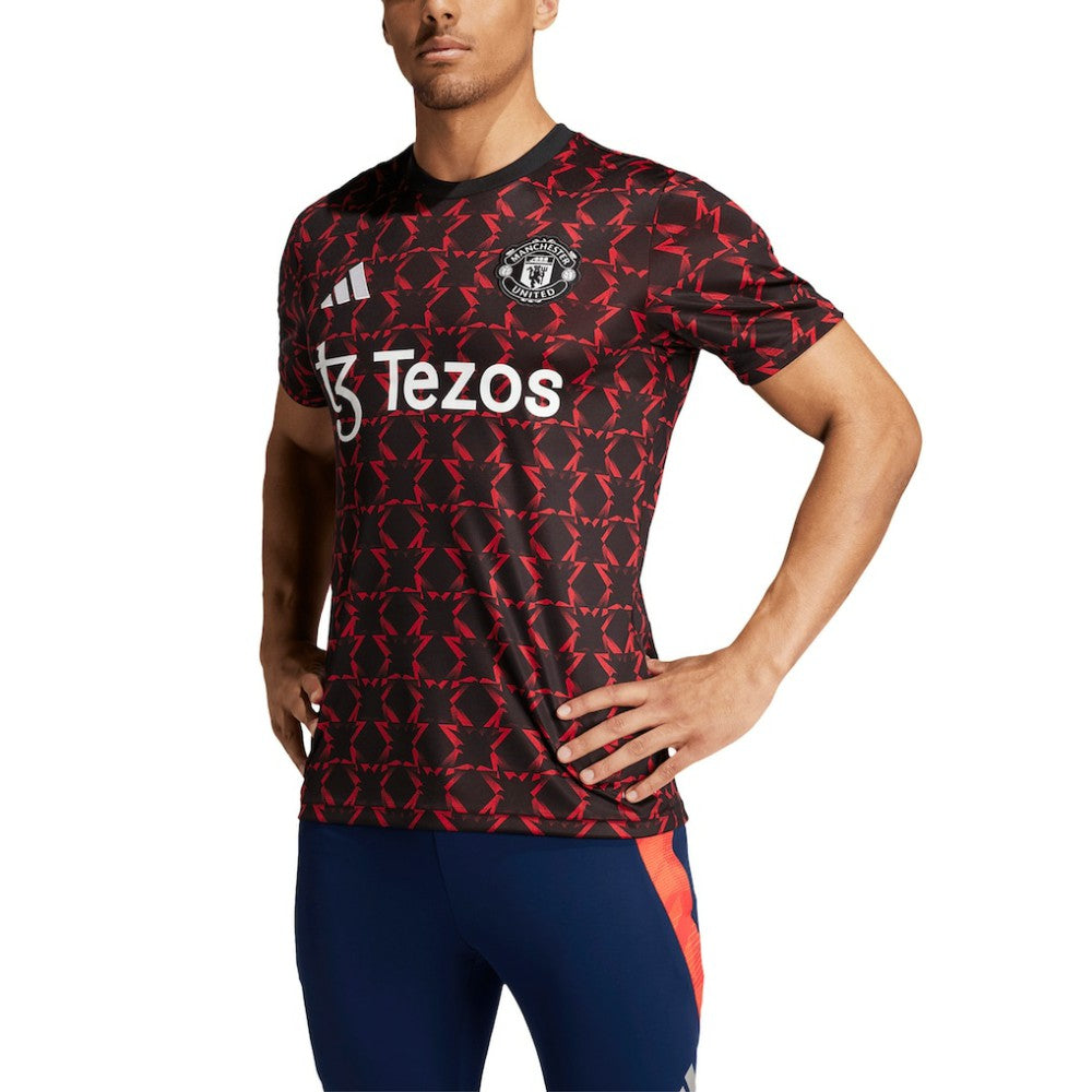 Manchester United 2024/25 Pre-Match Top Black - Adidas
