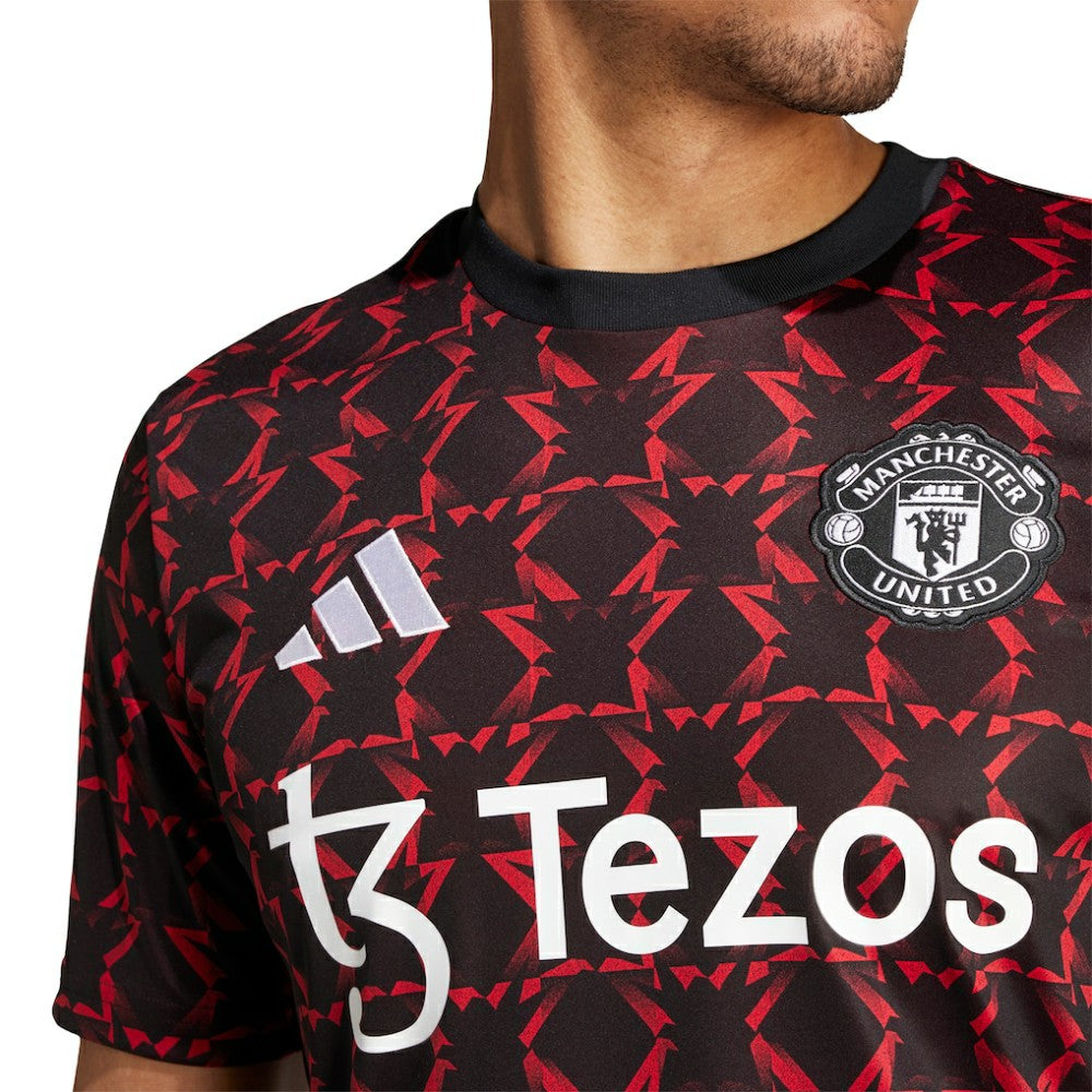 Manchester United 2024/25 Pre-Match Top Black - Adidas
