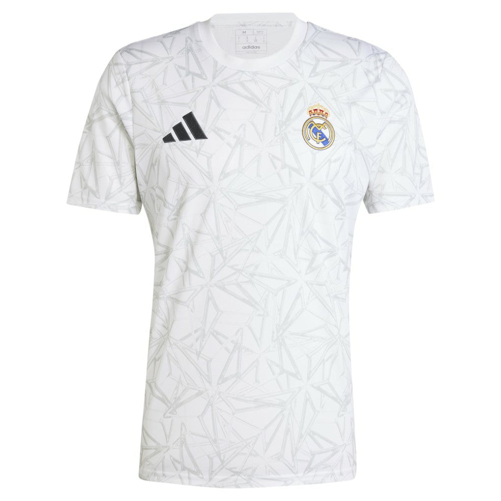 Real Madrid 2024/25 Pre-Match Top White - Adidas