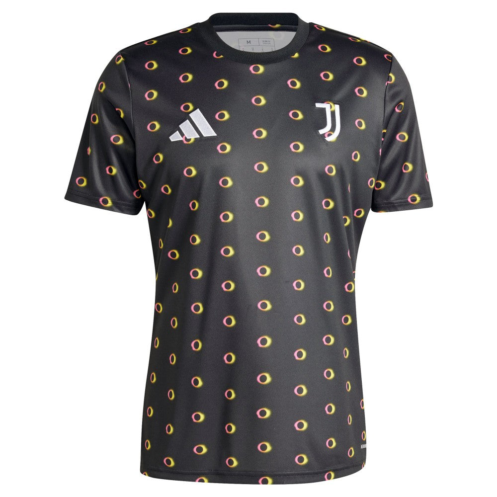Juventus 2024/25 Slim Fit Pre-Match Top Black - Adidas