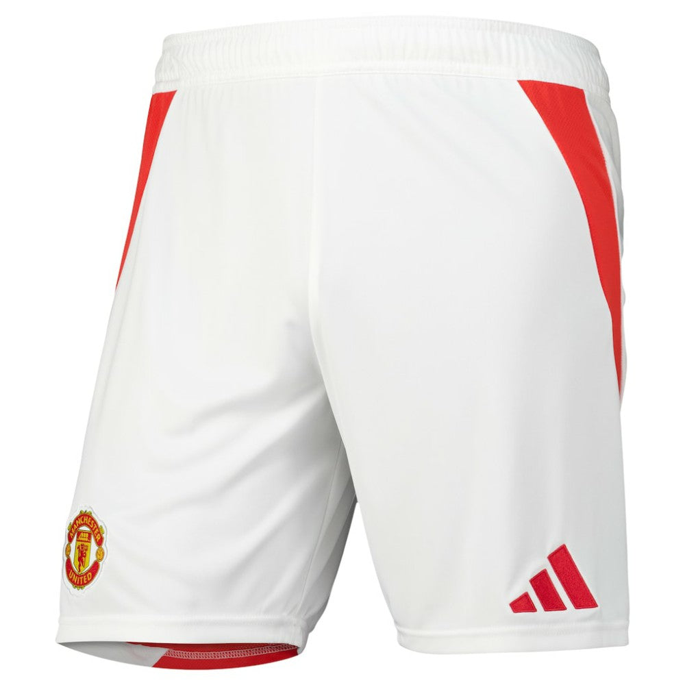 Manchester United 2024/25 Home Replica AEROREADY Shorts White - Adidas