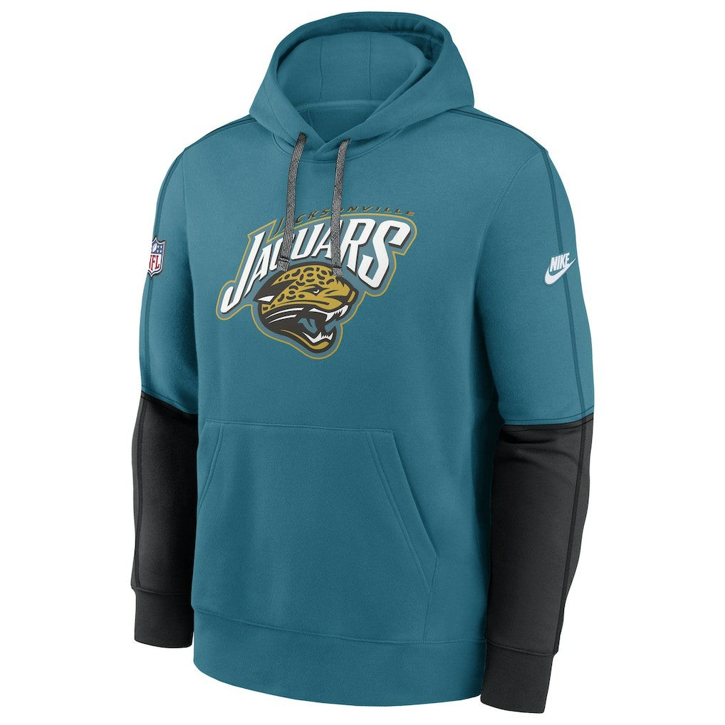 Jacksonville Jaguars Nike Throwback Alternate Logo Team Issue Club Pullover Hoodie