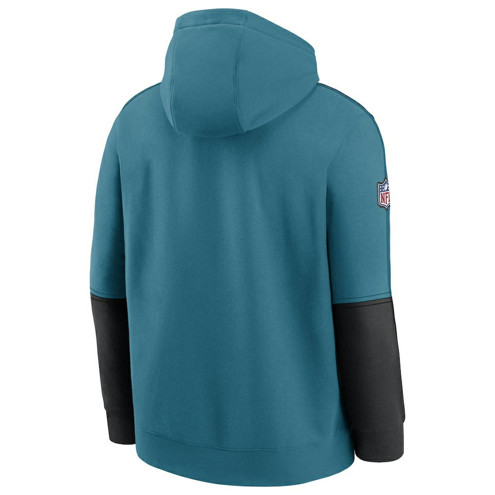 Jacksonville Jaguars Nike Throwback Alternate Logo Team Issue Club Pullover Hoodie