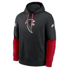 Atlanta Falcons Nike Throwback Logo Club Tri-Blend Pullover Hoodie