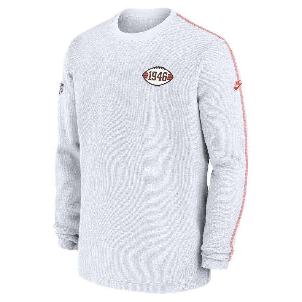 Cleveland Browns Nike Alternate Logo Coach Long Sleeve Top