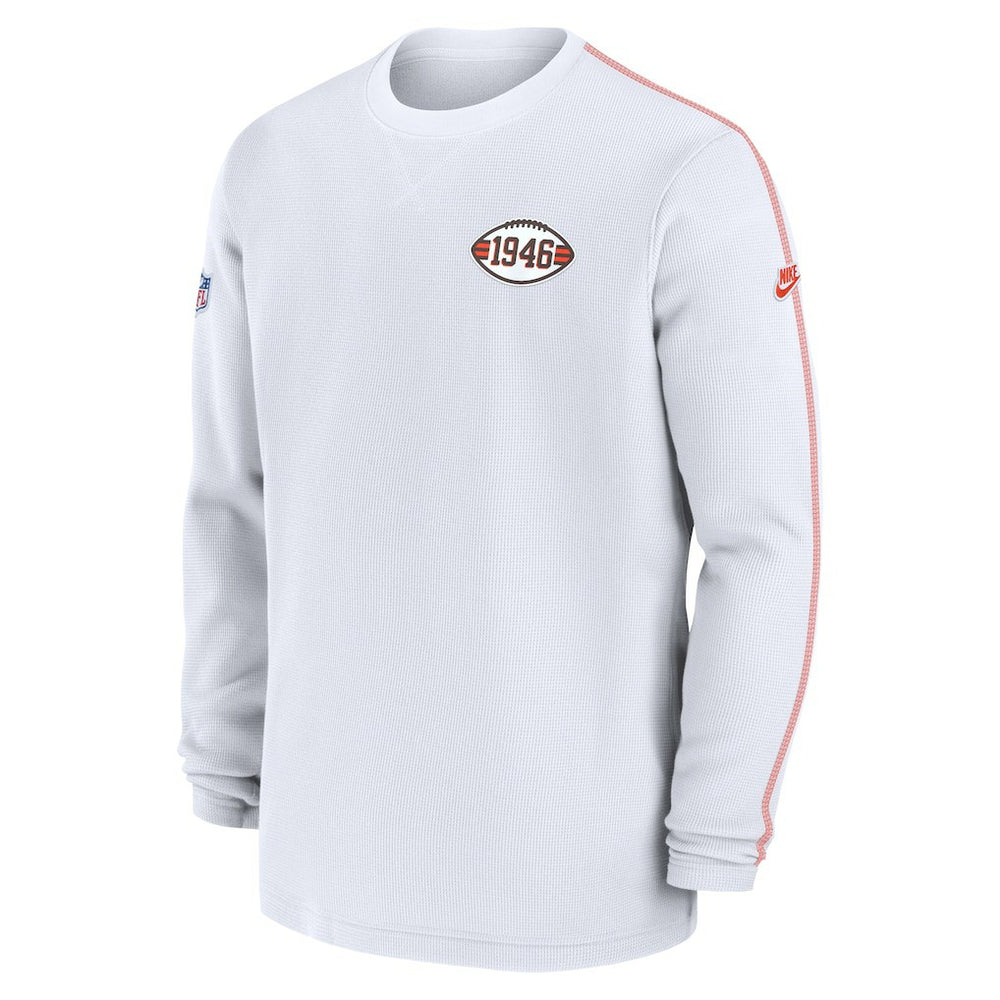 Cleveland Browns Nike Alternate Logo Coach Long Sleeve Top