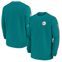 Miami Dolphins Nike Alternate Logo Coach Long Sleeve Top