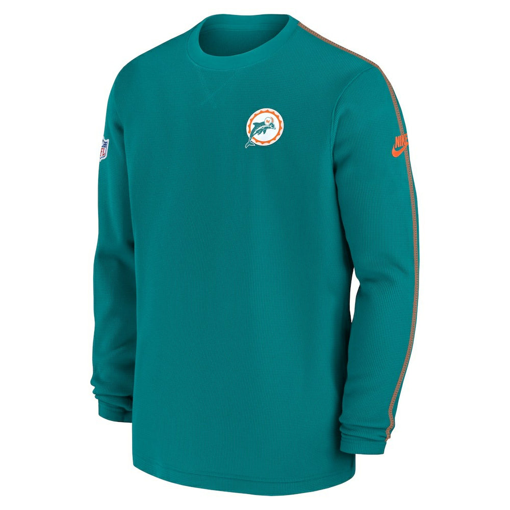 Miami Dolphins Nike Alternate Logo Coach Long Sleeve Top