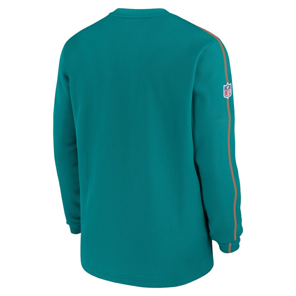 Miami Dolphins Nike Alternate Logo Coach Long Sleeve Top