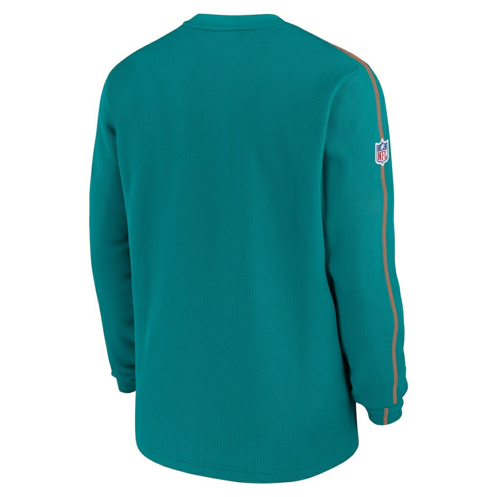 Miami Dolphins Nike Alternate Logo Coach Long Sleeve Top