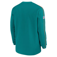 Miami Dolphins Nike Alternate Logo Coach Long Sleeve Top