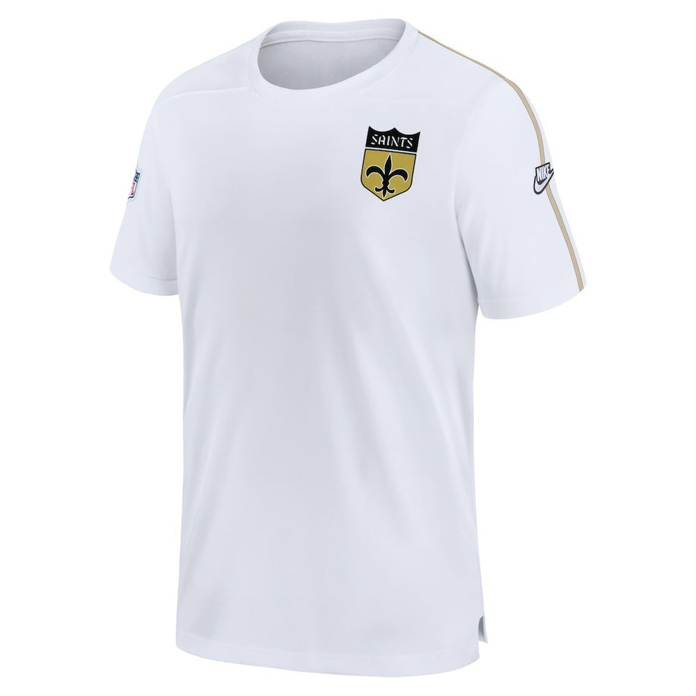New Orleans Saints Nike Sideline Alternate Logo Coach Performance Top