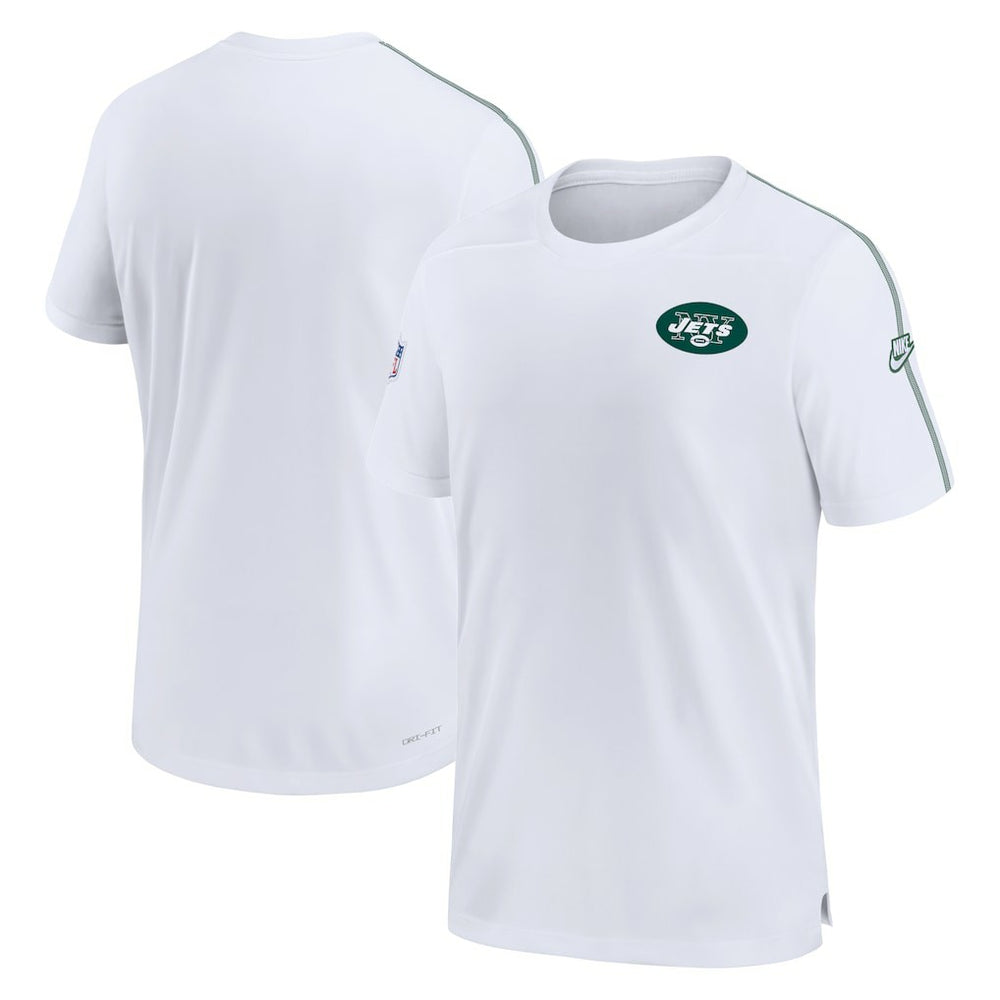 New York Jets Nike Sideline Alternate Logo Coach Performance Top