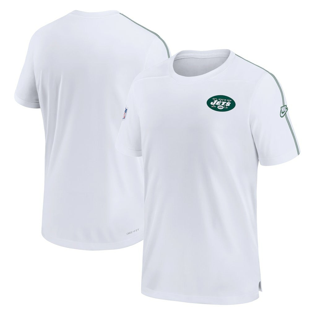 New York Jets Nike Sideline Alternate Logo Coach Performance Top