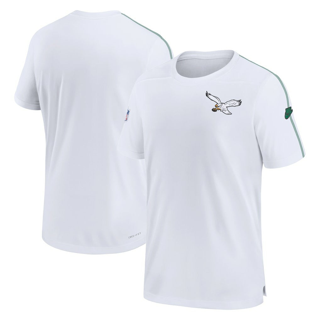Philadelphia Eagles Nike Sideline Alternate Logo Coach Performance Top