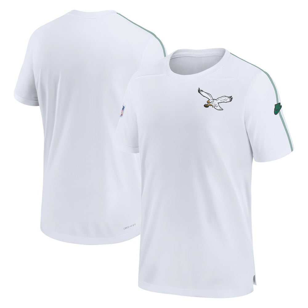Philadelphia Eagles Nike Sideline Alternate Logo Coach Performance Top