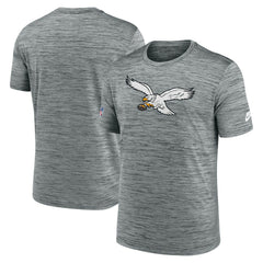 Philadelphia Eagles Nike Sideline Velocity Throwback Logo Dri-FIT T-Shirt