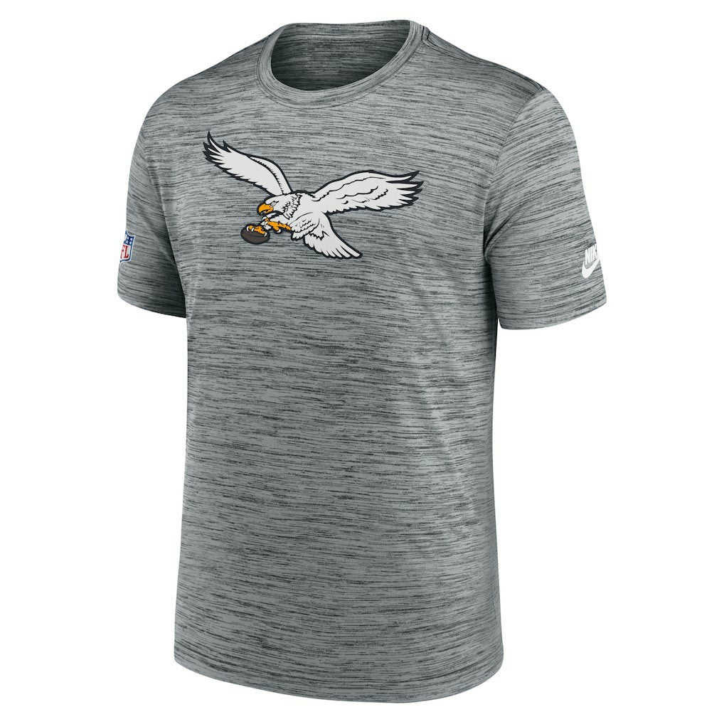 Philadelphia Eagles Nike Sideline Velocity Throwback Logo Dri-FIT T-Shirt