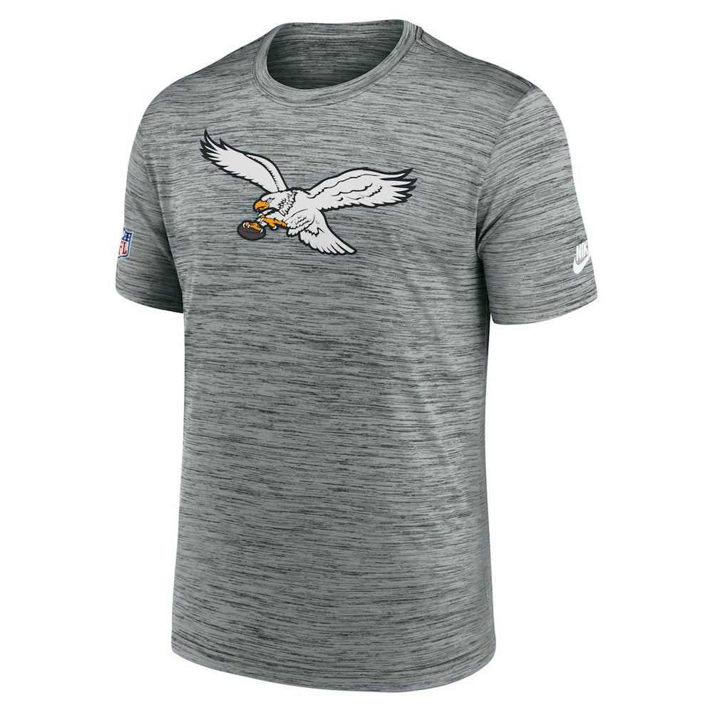 Philadelphia Eagles Nike Sideline Velocity Throwback Logo Dri-FIT T-Shirt