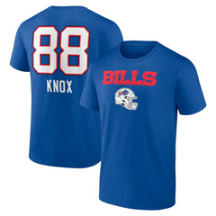Buffalo Bills  Dawson Knox  Team Wordmark Player Name & Number T-Shirt