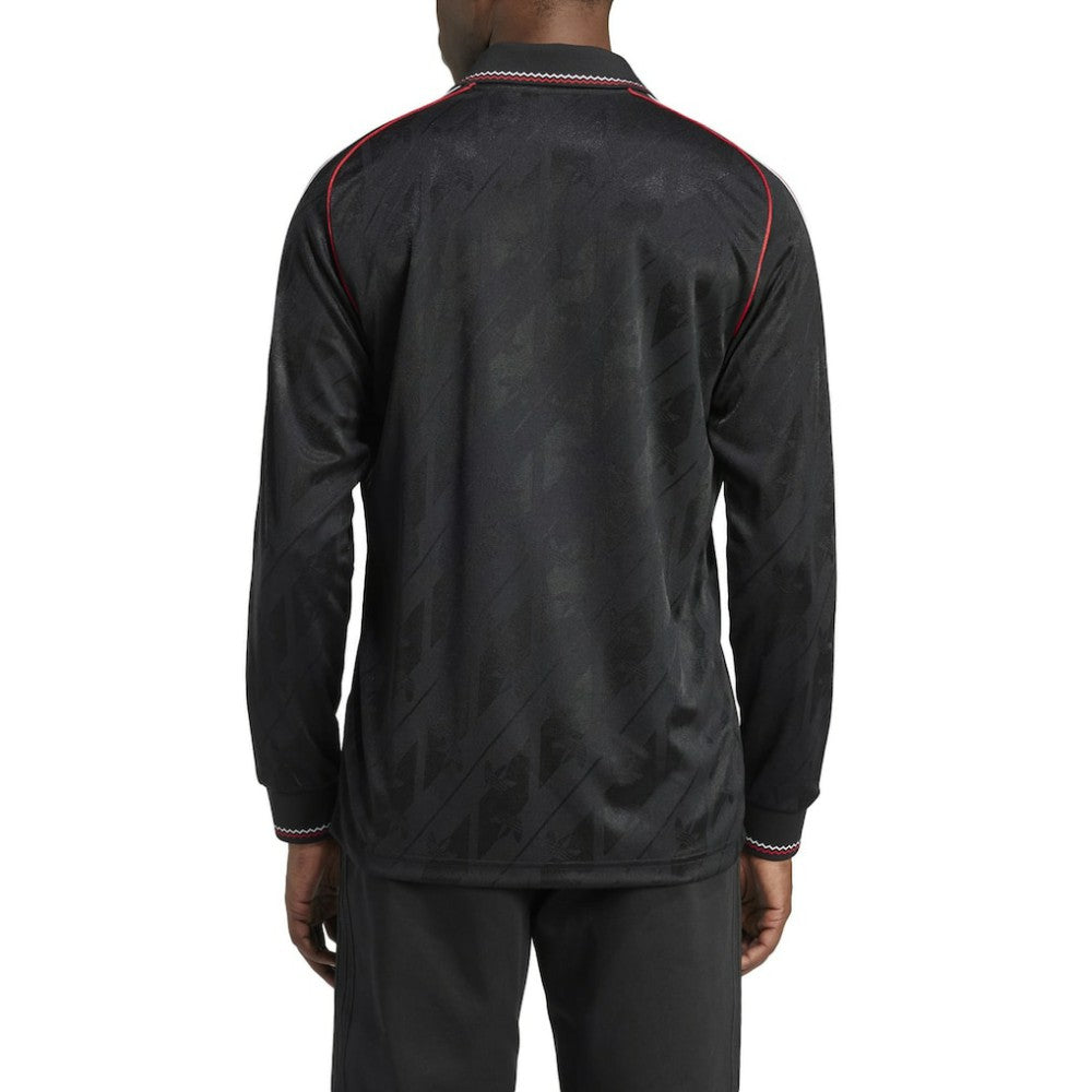 Manchester United Originals Lifestyler Long Sleeve Jersey Black - Adidas