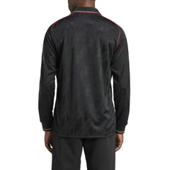 Manchester United Originals Lifestyler Long Sleeve Jersey Black - Adidas